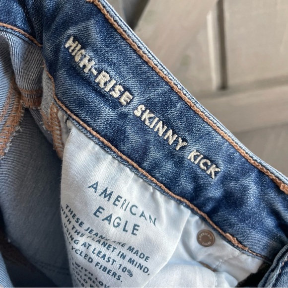 American Eagle High rise skinny kick boot next level stretch 6r - Picture 9 of 10